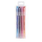 6 Color Neat  Transparent Students Friction Heat Erase Pens