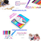 Smoothly Write Vibrant Color Ink Erasable Marker Pen