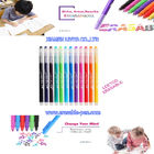 Thermo Sensitive Ink 12 Colors Friction Erasable Marker Pens