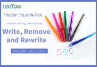 0.5 0.7mm Tip 20 Assorted Color Friction Erasable Pens For School