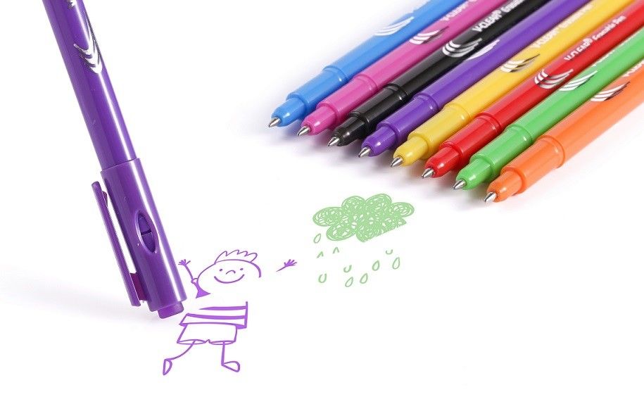 Kids Writing Drawing Friction Hot Erasable Gel Pens