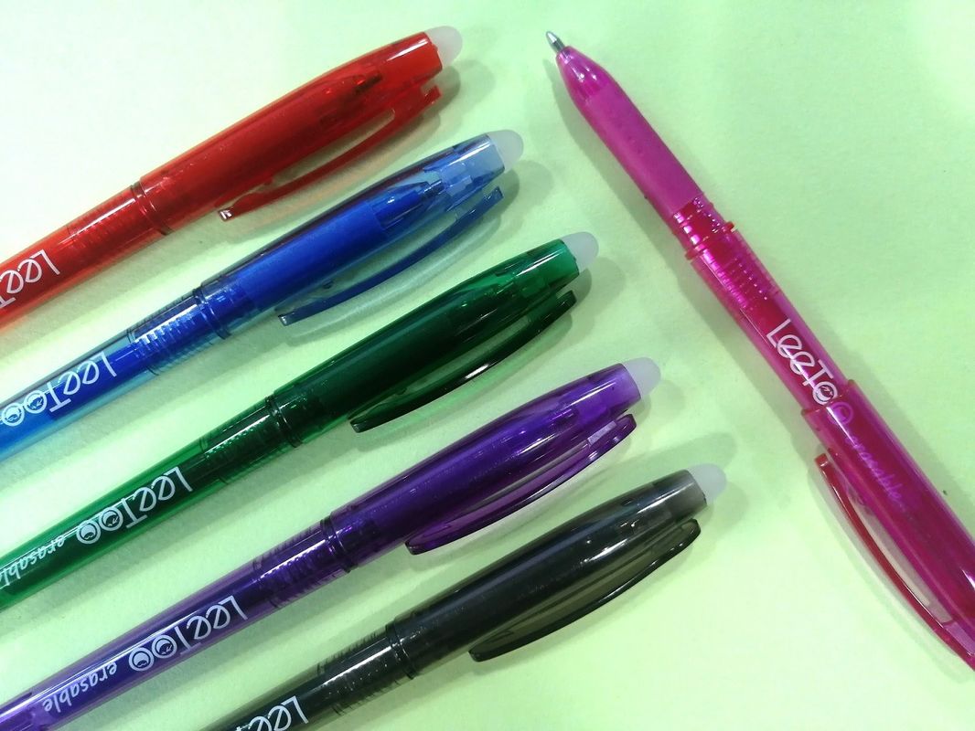 ODM 0.7 mm Retractable Friction Erasable Gel Pens