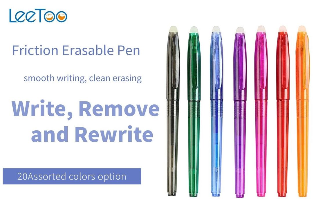 0.5mm 0.7mm Heat Erasable Gel Pen For Fabric Marking