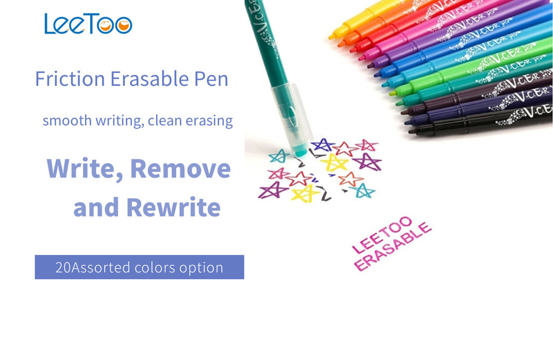Fine Writing Nontoxic Ink Friction Erasable Markers