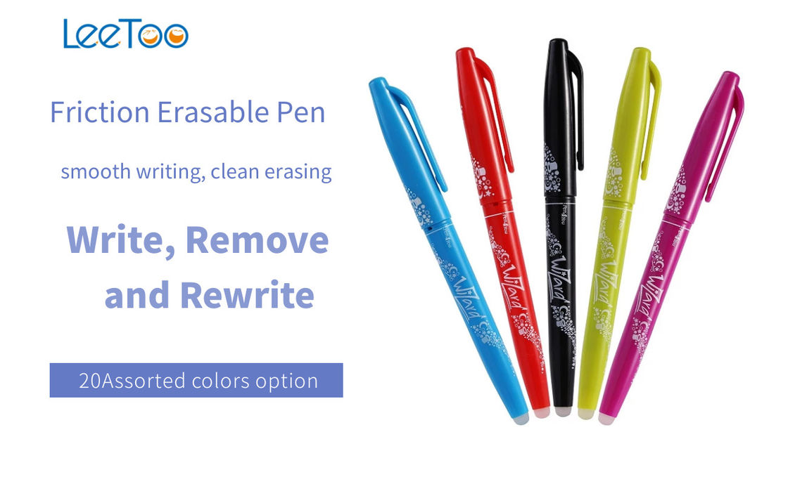 Paticular design high temperture ink vanishing erasbale colors pen