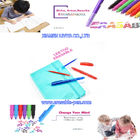 2 Vibrant Color Stainless Tip Air Erasable Pen