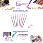 8 Color Refillable Heat Erasable Fabric Marking Pens