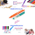 Easy Erase 12 Colors Friction Colors Erasable Markers