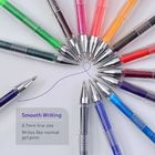Multi Color Retractable Erasable Gel Pens With 0.5mm 0.7mm Nib