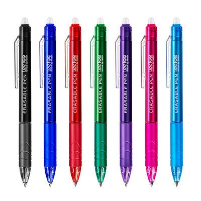 Custom Logo Erasable Ink Pens 0.5 Mm Needle Point Smooth Writing