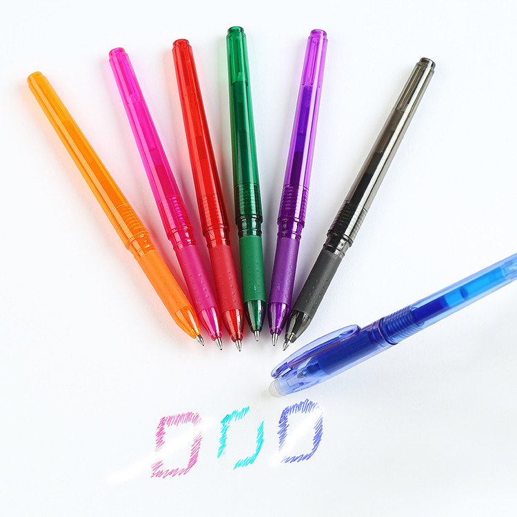 Multi Color 0.7mm Erasable Clicker Pens For Office And School