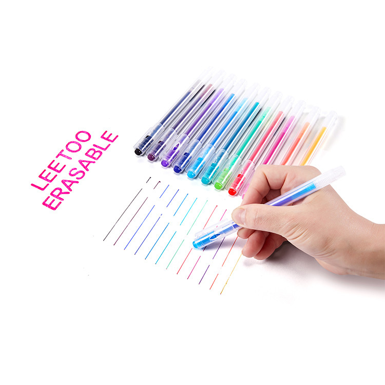 20 Colors Smooth Writing 0.7mm Heat Erasable Ink Pens